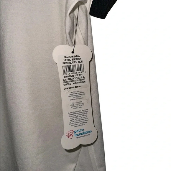 NWT White Bobs Cat T-shirt - Picture 3 of 4